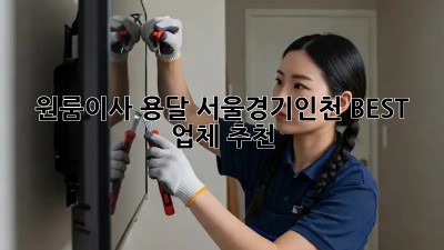 원룸이사 용달🚚 서울/경기/인천 BEST 업체 추천✨