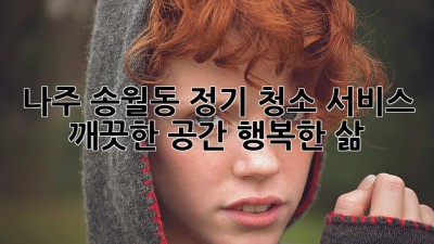 나주 송월동 정기 청소 서비스: 깨끗한 공간, 행복한 삶!